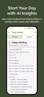 Today's Briefing. Start your day with AI insights. Get a personalized morning briefing on exactly what needs your attention.