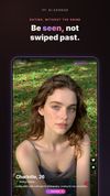 Profile discovery - bio, interests and location at a glance.