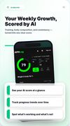 AI-powered weekly progress reports with scoring