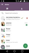 Antox screenshot 2