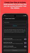 Create your own ai custom actions and it will be available in the sidebar.