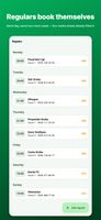 Regular teams book themselves every week
