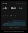Real-time performance & revenue tracking