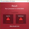 Your processor is vulnerable!