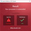 Your processor is vulnerable!