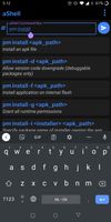aShell screenshot 1