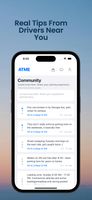 Real tips from real drivers nearby. Upvote what's helpful, share what you know. Hyperlocal parking intel that no map app has.