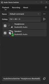 Audio Device Switcher screenshot 1