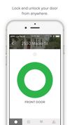 See the status of your door and lock/unlock it from anywhere