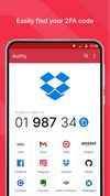 Authy screenshot 1