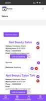 Salons management
