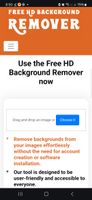 Home page, you can pick the image to remove background
