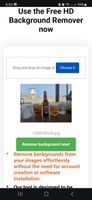 Once the image is selected, press over Remove Background Now! Button