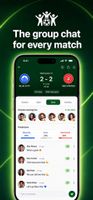 Group chat built in — banter lives next to the leaderboard.