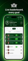 Live leaderboard that updates goal by goal.