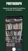 Photograph bookshelf.