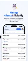 Clients with tags and the amount invoiced per client