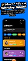 Birthdays Countdown Widget screenshot 1
