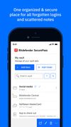 Bitdefender SecurePass screenshot 1