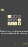 Find your way to the goal word