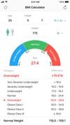 BMI Calculator by Steffen Mayer screenshot 2