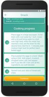 cooking progress