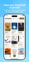 Organize your bookshelf and keep track of the books you read.