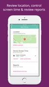 Parent Mode allows instant controls of their child's device. Allows control of both Android and iOS child devices.