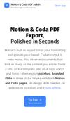 Branded Notion &amp; Coda PDF exports screenshot 1