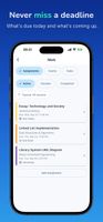 Assignments grouped as active, overdue and completed, with subtasks and reminders.