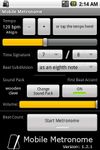 Mobile Metronome screenshot 1
