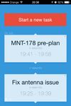 List of tasks