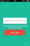 Saving a new task