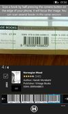 Book ISBN barcode scanner
