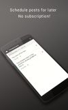 SocialCamp: schedule tweets and posts to send them later - without subscription