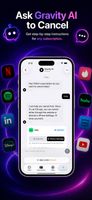 Ask Gravity AI to cancel subscriptions