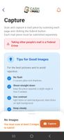 Capture Screen to review the Tips for Good Images and begin scanning your mail piece.