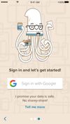 On boarding is a breeze. Just a simple google sign in and you are good to go!