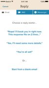 We go one step beyond just insights by generating context based templates for your email replies.