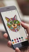Cat Coloring Pages for Adults screenshot 1