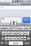 chompSMS On-Screen Keyboard Typing