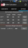 Define Container for calculation