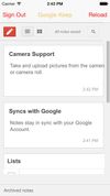 gKeep screenshot 1