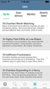 Charity Navigator screenshot 1