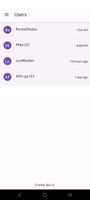 Users list