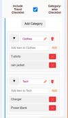 Generate a comprehensive travel checklist and packing list to ensure you don't forget any essentials. Customize the checklist based on your trip type and preferences.