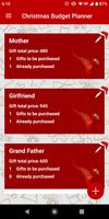 Christmas Budget Planner screenshot 3