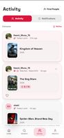 Follow friends and see what they're watching, rating and reviewing