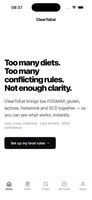 ClearToEat screenshot 1