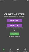 Clozemaster screenshot 1